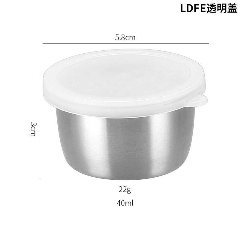 Salad Dressing Container 6 Pack x 40ML  - White